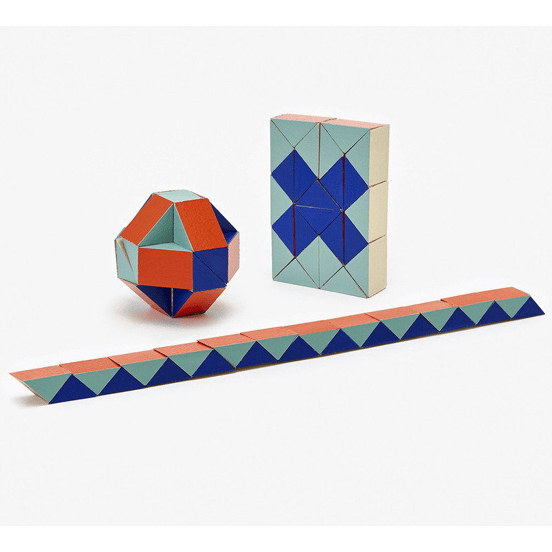 Snake Blocks (Small) Red / Blue