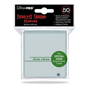 Sleeves Ultra Pro Special (Green 69x69mm 50ct) Clear