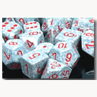 Dice Set 12d6 Speckled (16mm) 25700 Air