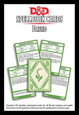 D&D (5e V3) Spell Cards : Druid Twenty Sided D&D (5e V3) Spell Cards : Druid Twenty Sided