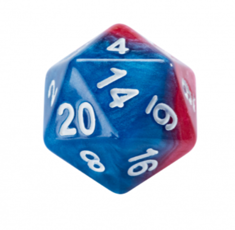 Dice 7-set Spider Dice (16mm) Red / Blue