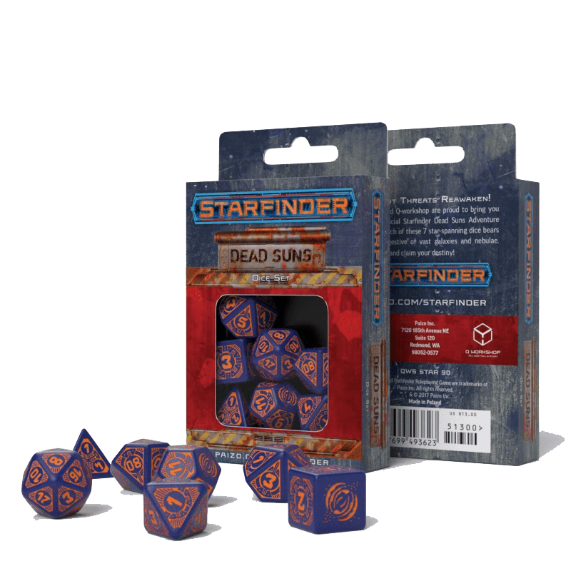 Dice 7-set Starfinder (16mm) Dead Suns