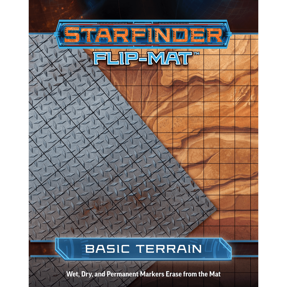 Battlemap Starfinder Flip Mat : Basic Terrain