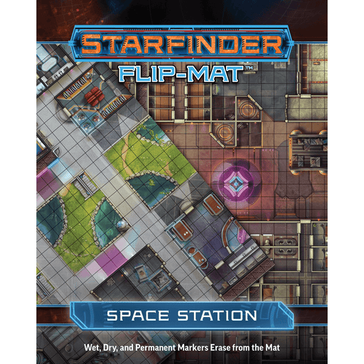 Battlemap Starfinder Flip Mat : Space Station