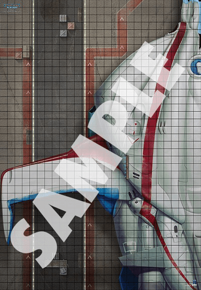 Battlemap Starfinder Flip Mat : Starship : The Sunrise Maiden