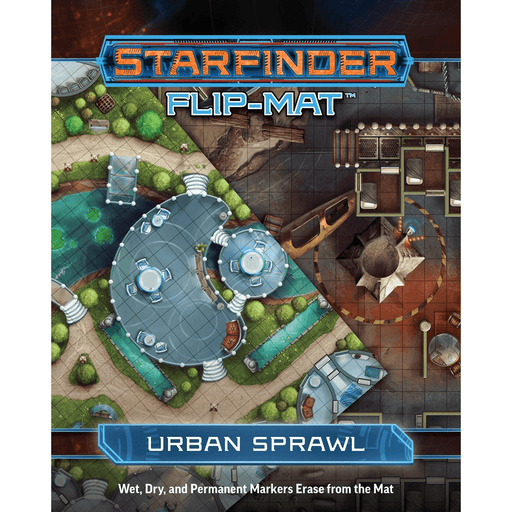 Battlemap Starfinder Flip Mat : Urban Sprawl