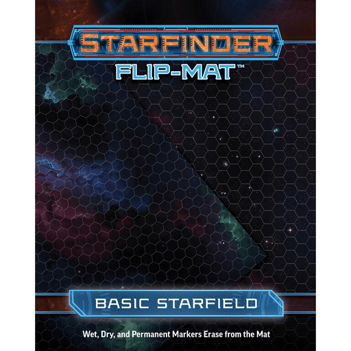 Battlemap Starfinder Flip Mat : Basic Starfield