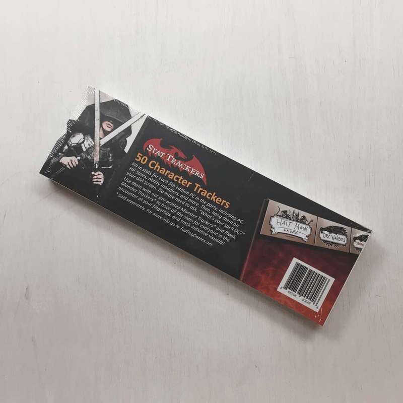 Stat Trackers (50ct) Blank 5e Characters