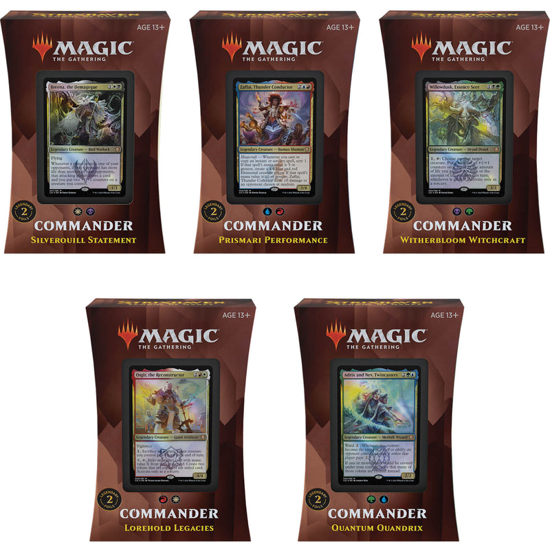 MTG Commander 2021 All Five Decks Twenty Sided MTG Commander 2021 All Five Decks Twenty Sided