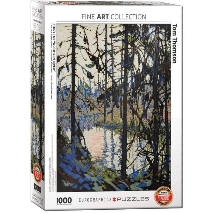 Puzzle (1000pc) Fine Art : Study for Northern River