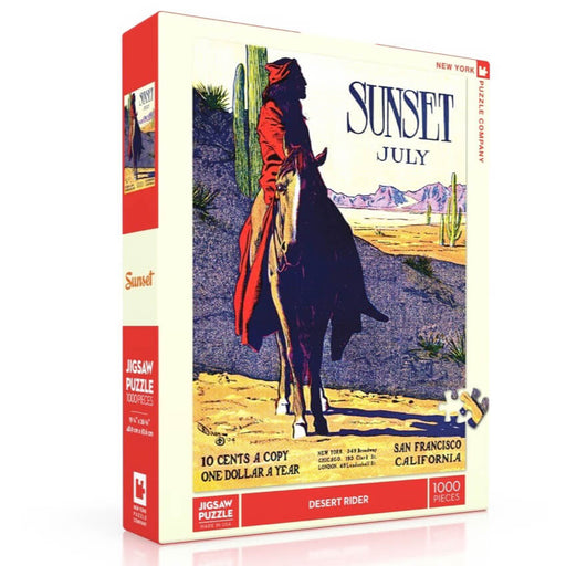 Puzzle (1000pc) Sunset : Desert Rider