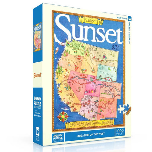 Puzzle (1000pc) Sunset : Magazine of the West