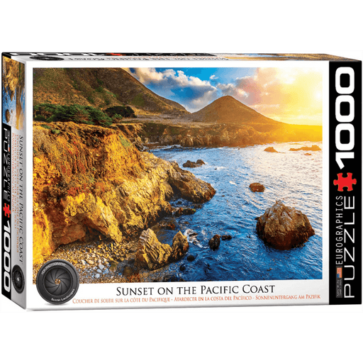 Puzzle (1000pc) HDR Photography : Sunset on the Pacific Coast