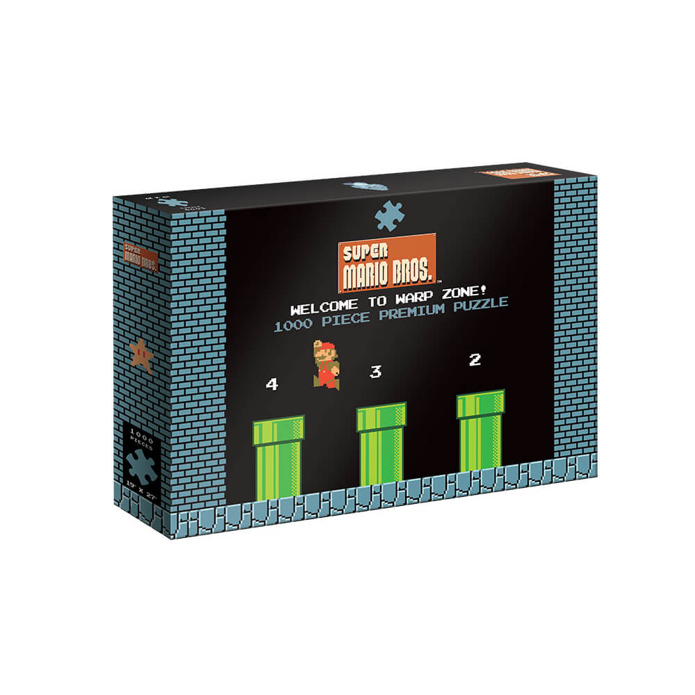 Puzzle (1000pc) Super Mario Bros : World 1-2 Welcome to the Warp