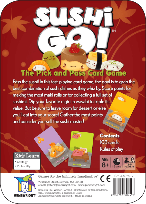 Sushi Go Twenty Sided Sushi Go Twenty Sided