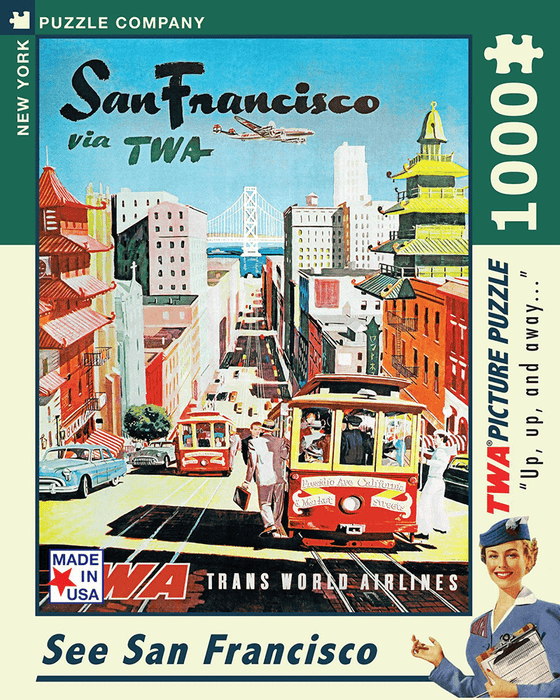 Puzzle (1000pc) TWA : San Francisco