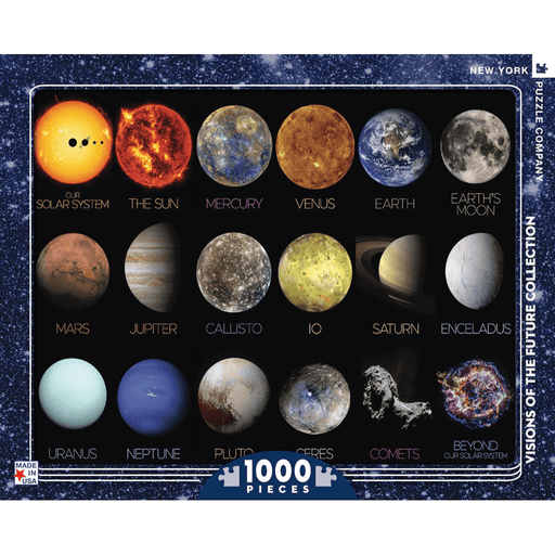 Puzzle (1000pc) Visions of the Future : The Solar System