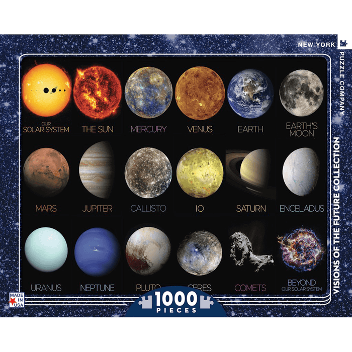 Puzzle (1000pc) Visions of the Future : The Solar System