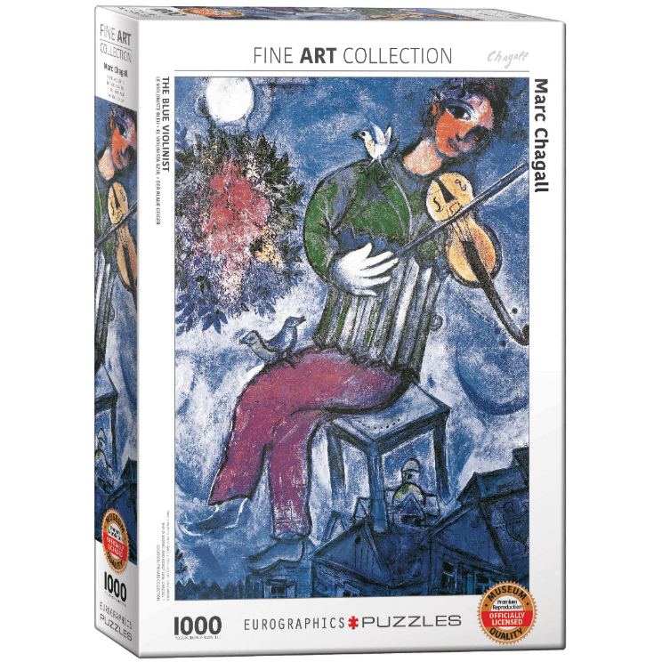 Puzzle (1000pc) Fine Art : The Blue Violinist