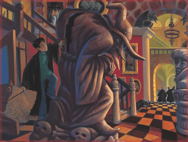 Puzzle (1000pc) Harry Potter : The Marauder's Map