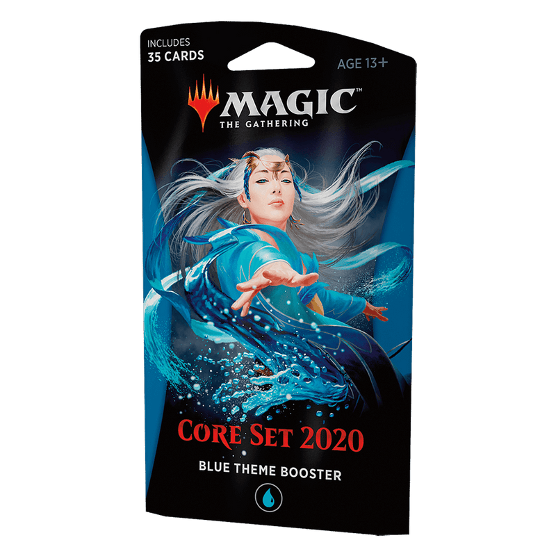 MTG Booster Pack Theme : Core Set 2020 (M20) Blue Twenty Sided MTG Booster Pack Theme : Core Set 2020 (M20) Blue Twenty Sided