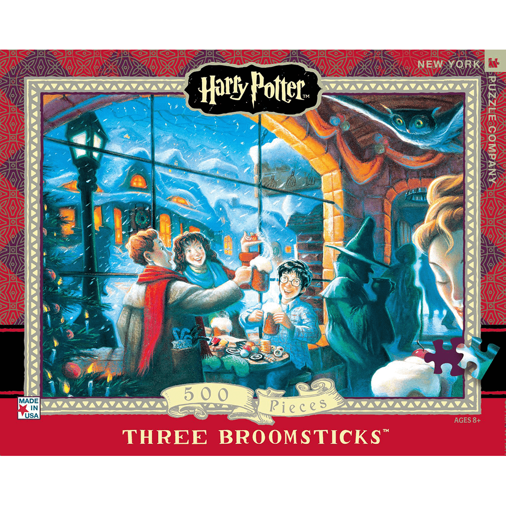 Harry Potter Puzzle Three Broomsticks New York Puzzle Co. 500 pieces -  Complete