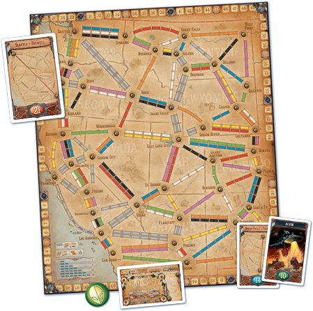Ticket to Ride Expansion : France & Old West