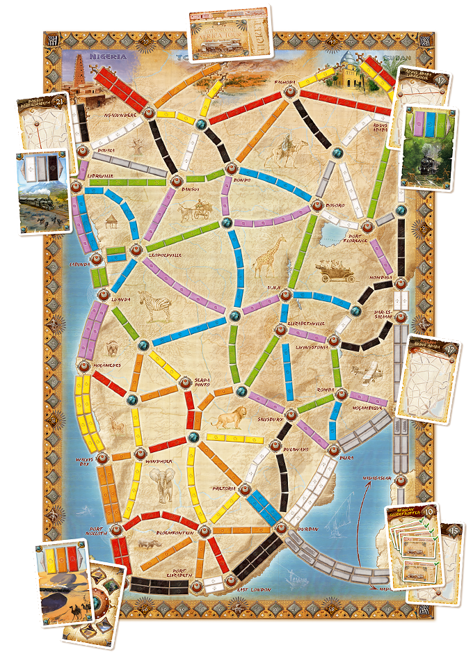 Ticket to Ride Expansion : Heart of Africa