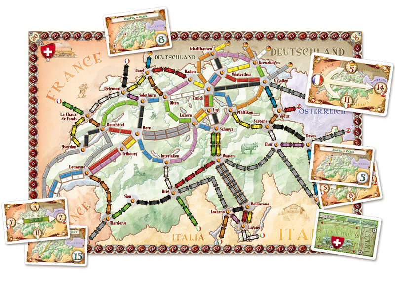 Ticket to Ride Expansion : India & Switzerland