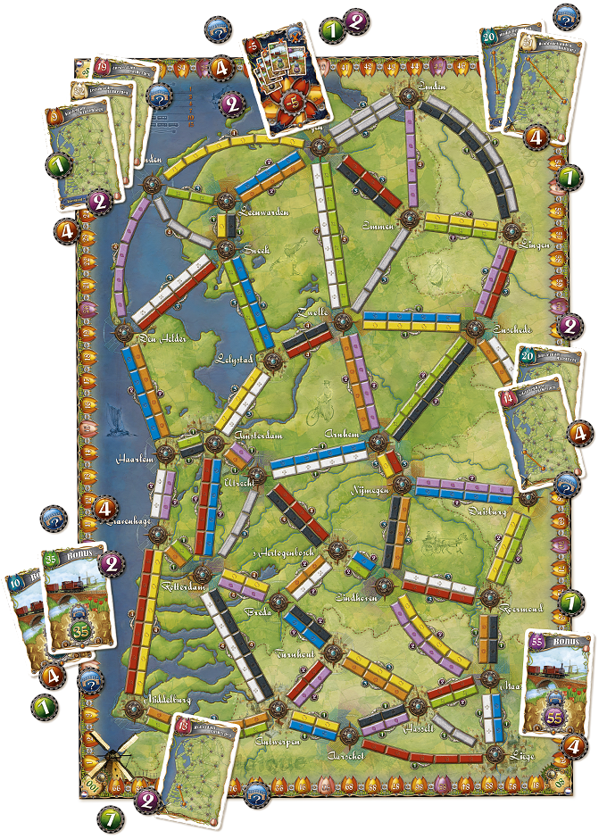 Ticket to Ride Expansion : Nederland