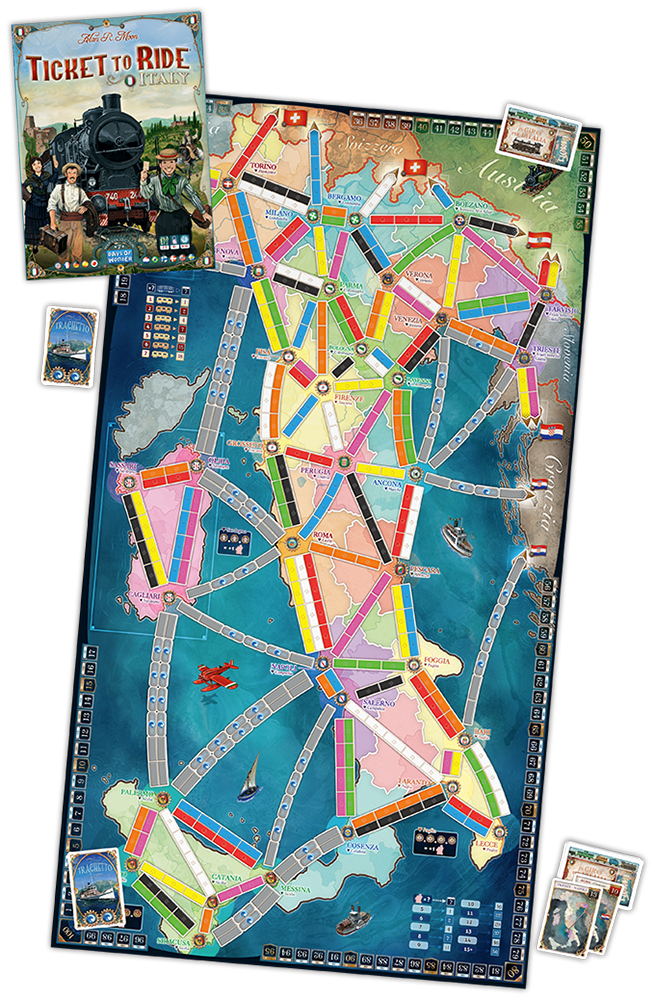 Ticket to Ride Expansion : Japan and Italy