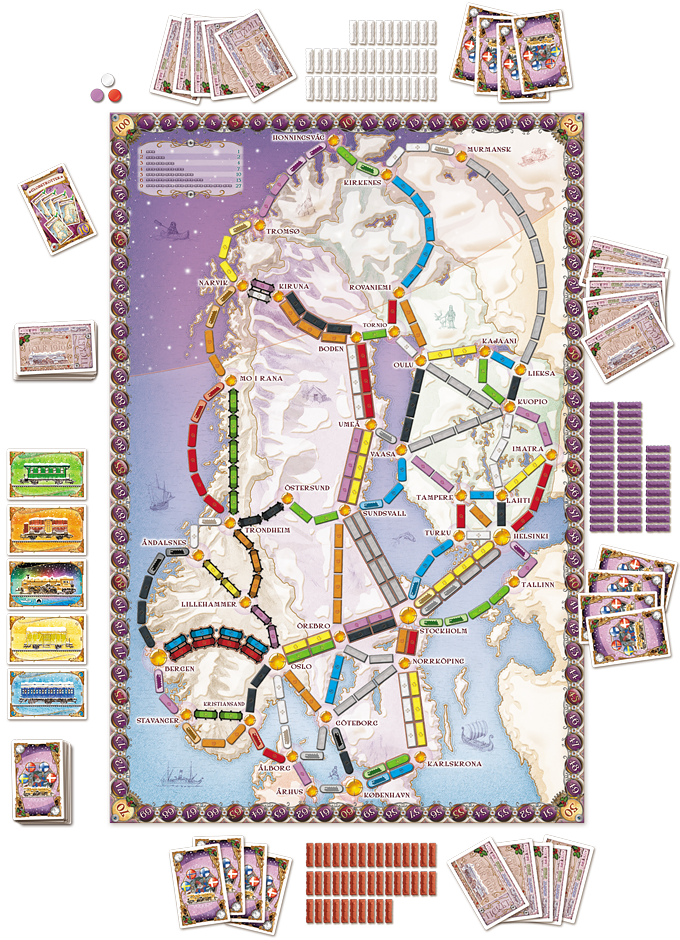 Ticket to Ride Nordic Countries