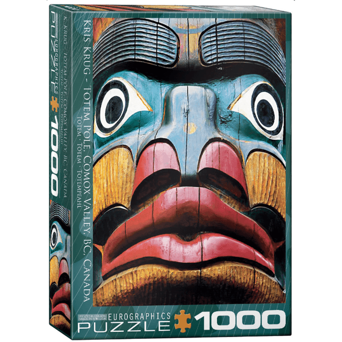 Puzzle (1000pc) Fine Art : Totem Pole Comox Valley BC