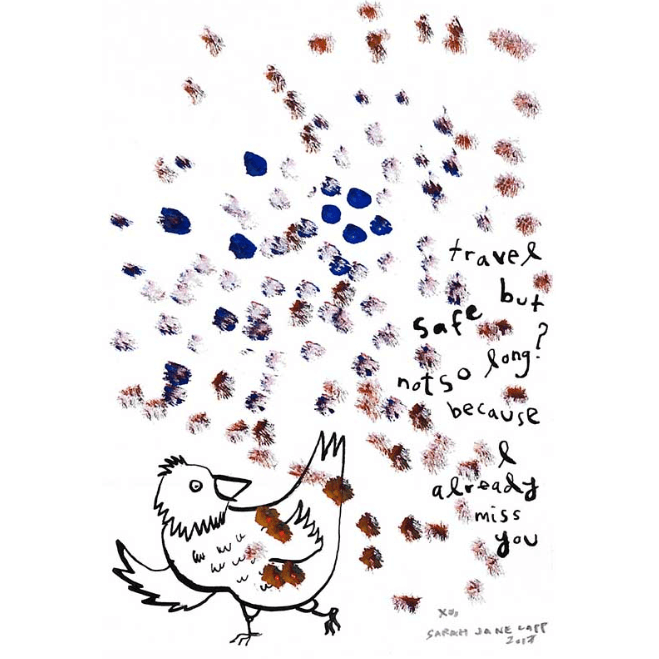 Greeting Card (5x7in) Travel Safe