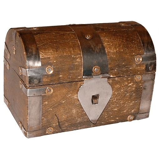 Wood Box (5in) Treasure Chest