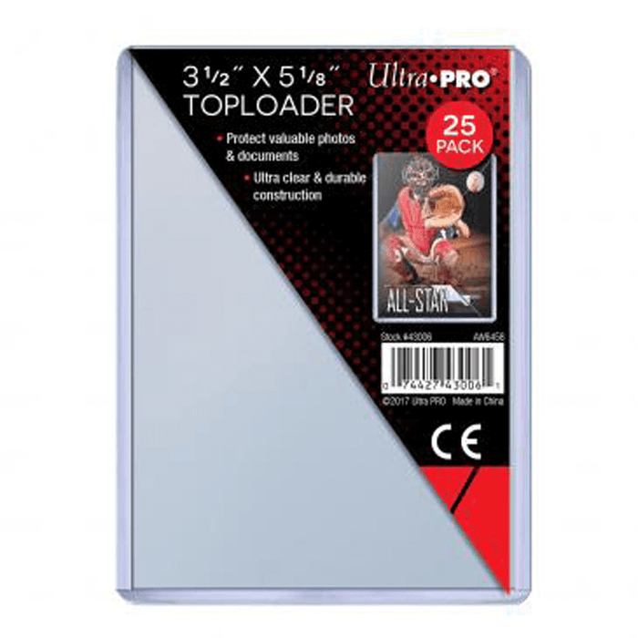 Ultra Pro Top Loaders (3 1/2"x5 1/8" 25ct) Regular