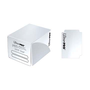 Deck Box - Ultra Pro Pro-Dual : White