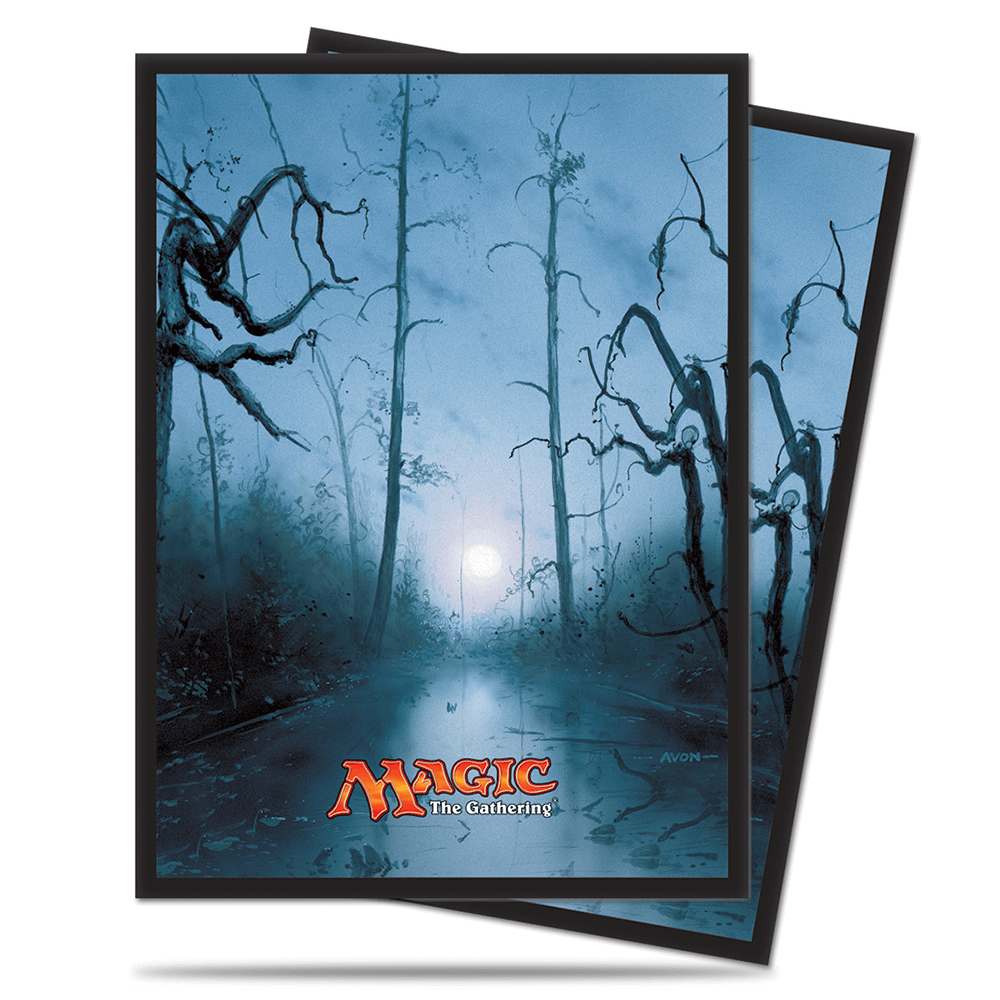 magic the gathering card sleeves ultra pro (80ct) Unhinged Swamp — Twenty Sided Perfect for safeguarding your Protection from Exile Boardwipes Certification ID:128306647 pokemon card valentines