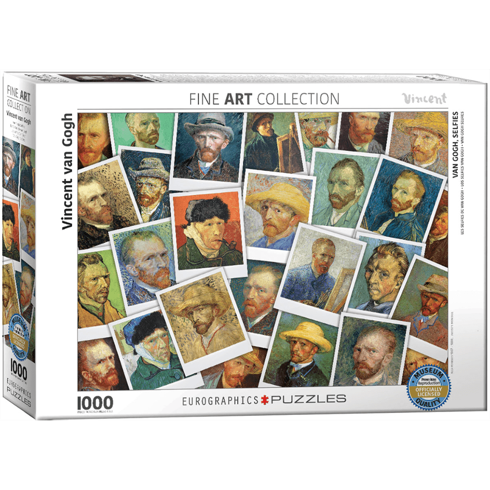 Puzzle (1000pc) Fine Art : Van Gogh Selfies