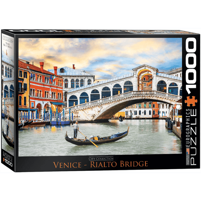 Puzzle (1000pc) City : Venice Rialto Bridge