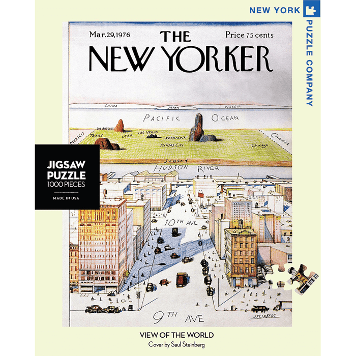 Puzzle (1000pc) New Yorker : View of the World