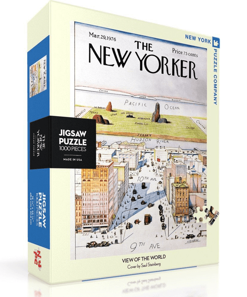 Puzzle (1000pc) New Yorker : View of the World