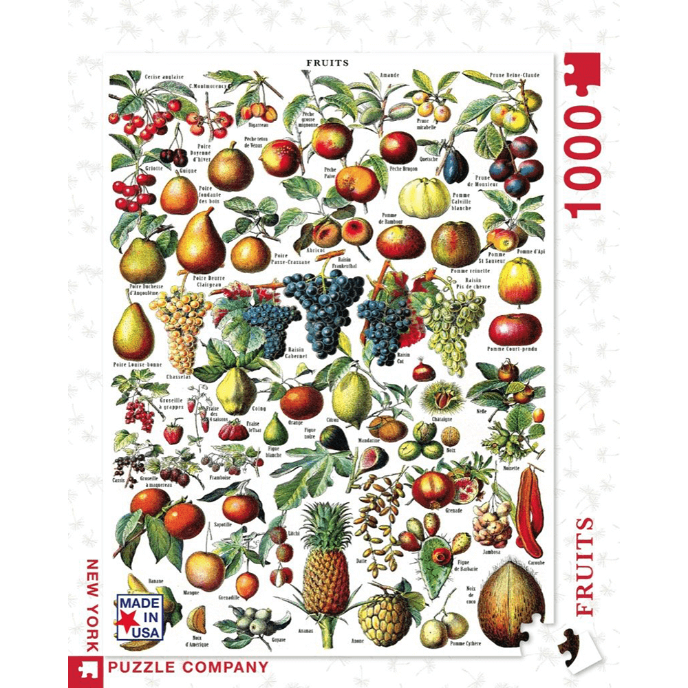 Puzzle (1000pc) Vintage : Fruits
