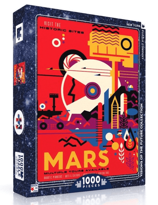 Puzzle (1000pc) Visions of the Future : Visit Mars