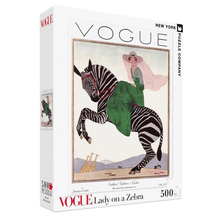 Puzzle (500pc) Vogue : Lady on a Zebra