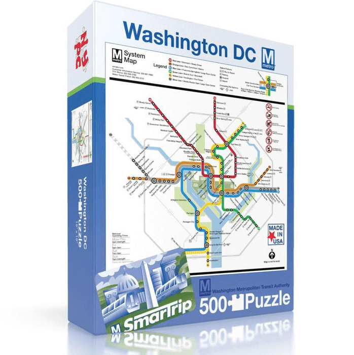Puzzle (500pc) Map : Washington DC Metro System