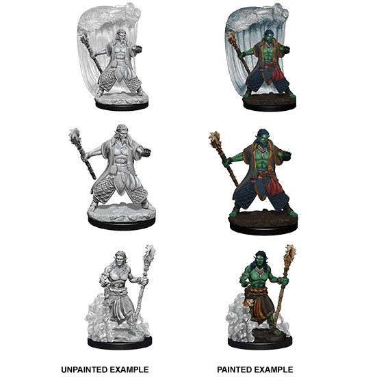 Mini - D&D Nolzur's Marvelous : Water Genasi Druid (Male)