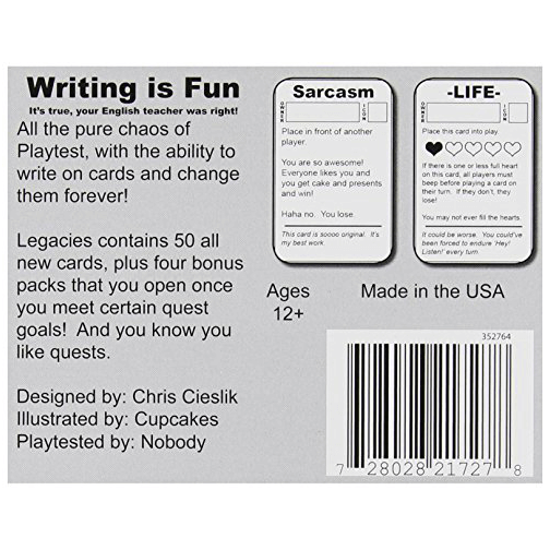 We Didn't Playtest This Legacies