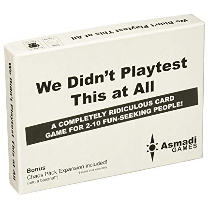 We Didn't Playtest This at All