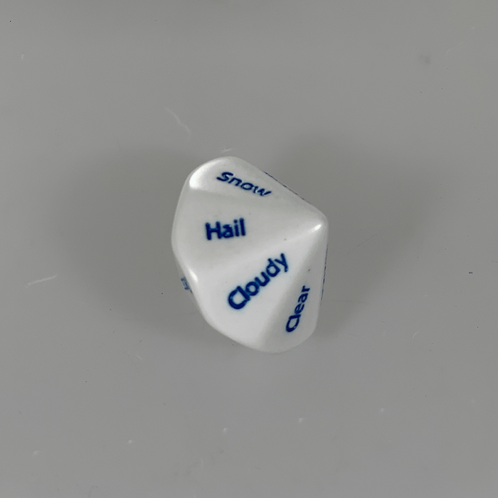 Polyhedral Dice d14 (26mm) Weather